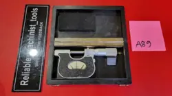 MITUTOYO CARL MAHR MICROMETER INDICATOR 0 TO 1 INCH DIAL SNAP GAGE OUTSIDE (A89)