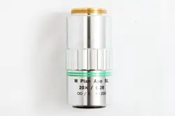 MITUTOYO M PLAN APO SL 20X / 0.28 F=200 INFI/0 MICROSCOPE OBJECTIVE LENS #5161