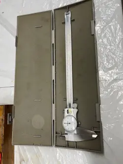 MITUTOYO 505–677 0–12 INCH DIAL CALIPER 0.001