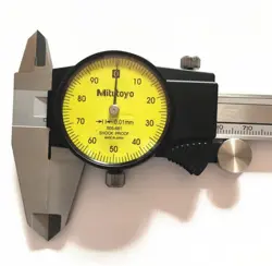 MITUTOYO 505-681 D15TN 0-150MM 0.01MM DIAL CALIPER VERNIER CALIPER RANGE