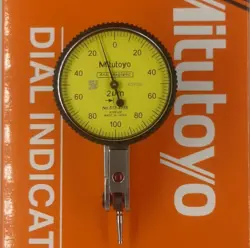 MITUTOYO 513-404 LEVER INDICATOR(0-0.8*0.01) YELLOW FACE MADE IN JAPAN