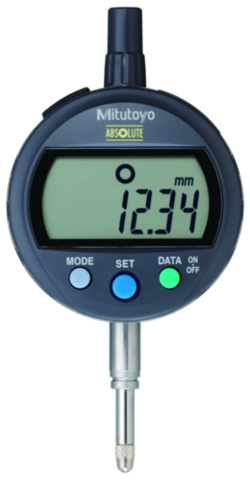 1 X MITUTOYO DIGITAL INDICATOR ID-C 12 MM, 0.01 MM, FLAT END CAP