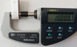 MITUTOYO CLM1-15QMX 227-201-20 SOFT TOUCH MICROMETER USED TESTED