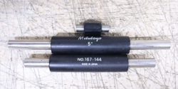 NICE USED OEM JAPAN MITUTOYO 167-141 / 144 / 145 MICROMETER STANDARD SET 1