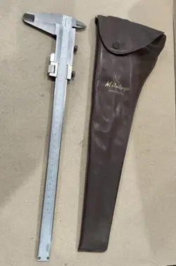 MITUTOYO 1/1000IN LARGE CALIPERS IN GREAT CONDITION WITH COVER