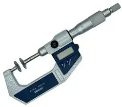 1 X MITUTOYO DIGITAL CALIPER TOOTH WIDTH MEASUREMENTS 0-25 MM