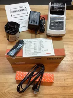 MITUTOYO DP-1VR DIGIMATIC MINI-PROCESSOR, CONNECTING CABLE & PAPER