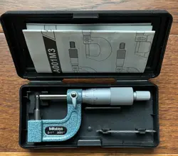 MITUTOYO 115-313 TUBE MICROMETER - MADE IN JAPAN - 0-1