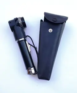 POCKET COMPARATOR MITUTOYO 183-101 WITH RETICLE #1 AND ILLUMINATOR FREE SHIPPING
