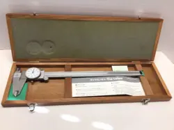 MITUTOYO 12” DIAL CALIPER  505-645-50 IN BOX - MADE IN JAPAN