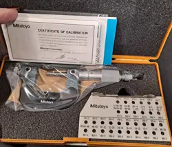 MITUTOYO 126-137 SCREW THREAD MICROMETER 0-1