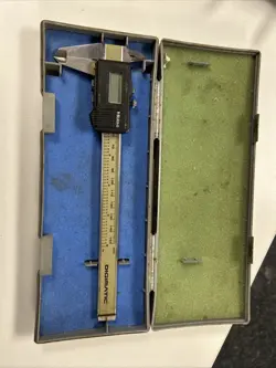 MITUTOYO 500-321 DIGIMATIC DIAL VERNIER CALIPER  PREOWNED INCLUDING STORAGE CASE