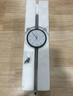 MITUTOYO METRIC LONG RANGE LARGE FACE DIAL INDICATOR NO. 3060F   80MM X .01MM
