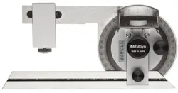 MITUTOYO SERIES 187-904 UNIVERSAL BEVEL PROTRACTOR W/ 6