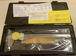 MITUTOYO 505-733 D20FX DIAL CALIPER, 0-200MM 