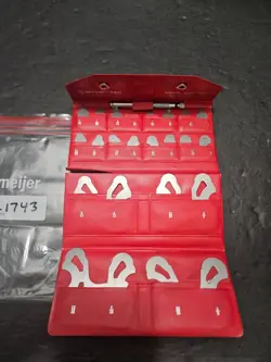 MITUTOYO #186-901 RADIUS GAGE SET 1/64-1/2