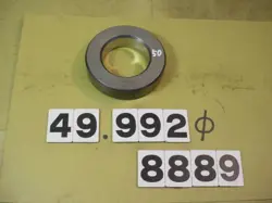 50Φ MITUTOYO SET RING MASTER RING GAUGE USED 8889 JAPAN