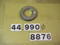 45Φ MITUTOYO SET RING MASTER RING GAUGE USED 8876 JAPAN