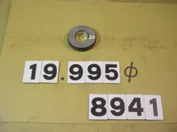 20Φ MITUTOYO SET RING MASTER RING GAUGE USED 8941 JAPAN