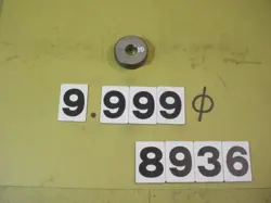 10Φ MITUTOYO SET RING MASTER RING GAUGE USED 8936 JAPAN