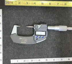 MITUTOYO 342-361-30 DIGITAL POINT MICROMETER 0 TO 1