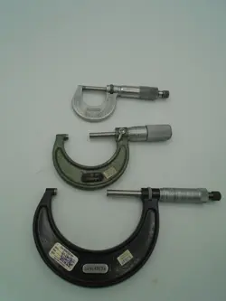 STARRETT 436 MICROMETER 2-3 INCH + STARRETT NO. 230 +MITUTOYO 1-2