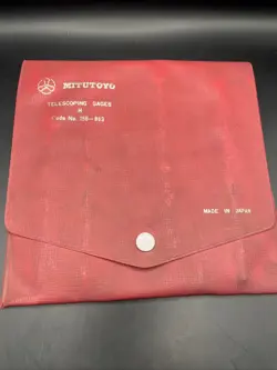 MITUTOYO 155-903 TELESCOPING GAUGE SET NUMBER OF PIECES 6 ~ GUC!