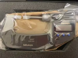 MITUTOYO 422-330-30 BLADE MICROMETER, 1” MAX 0.000150” ACCURACY RATCHET THIMBE