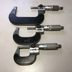 MITUTOYO 193 (211, 212, 213) MECHANICAL DIGITAL OUTSIDE MICROMETERS