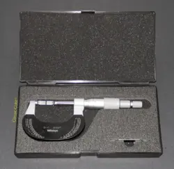 🇯🇵 MITUTOYO 122–125–10 BLADE MICROMETER 0–1