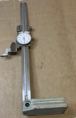 MITUTOYO DIAL HEIGHT GAGE .001” SHOCKPROOF NO. 509-314 MACHINIST TOOLS 10