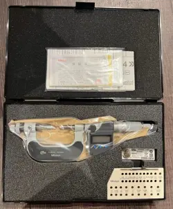MITUTOYO 324-251-30 GMB-25MX GEAR TOOTH MICROMETER 0-25MM RANGE .00005