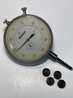 MITUTOYO DIAL INDICATOR 1”X.001” 0-100, AGD-3.  3” FACE. MOD#3416S MADE IN JAPAN