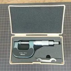 MITUTOYO STRAIGHT LINE PAPER MICROMETER PPM-25 169-101 JAPAN