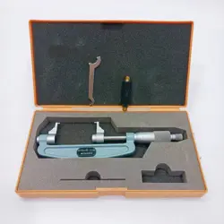 MITUTOYO OUTSIDE CARIPER MICROMETER 143-103 OMP-75 RANGE 50-75MM 0.01MM JAPAN
