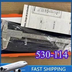 1PCS NEW MITUTOYO 530-114 VERNIER CALIPER 0-200MM 0.05MM FREE SHIPPING