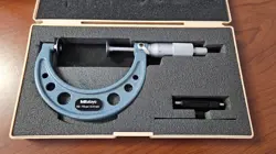 123-103 MITUTOYO DISC MICROMETER 50-75MM WITH CASE