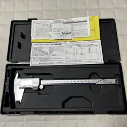 MITUTOYO CALIPER 0-200MM WITH INSPECTION CERTIFICATE JAPAN