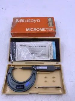 MITUTOYO NO. 112-225 - 30° POINT MICROMETER  0-1