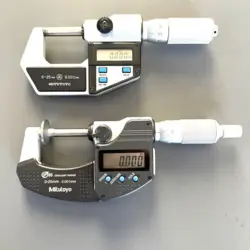 MITUTOYO DIGITAL MICROMETER SET ✨EXCELLENT CONDITION✨ FREE SHIPPING! ☆SPEC