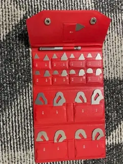 MITUTOYO RADIUS GAGE SET