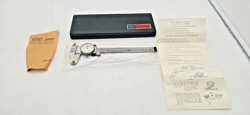 SEARS CRAFTSMAN DIAL CALIPER #40172 MITUTOYO JAPAN W/ PAPERWORK  MINT