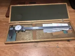 MITUTOYO 505  DIAL CALIPER 12 