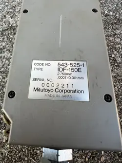MITUTOYO DIGIMATIC INDICATOR 543-525-1 W/ PRESETTER 543-003 + POWER CORD & CABLE