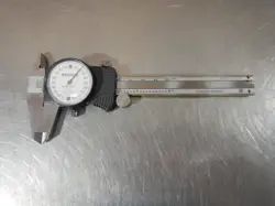 MITUTOYO 505-716 DIAL CALIPER, 0 TO 4 IN MEASURING, GRADUATIONS 0.001 IN