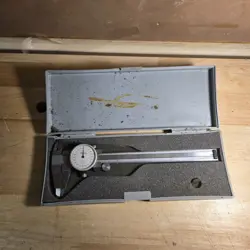 MITUTOYO WHITE DIAL CALIPER  NO. .001