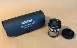 MITUTOYO 183 POCKET COMPARATOR 8X ZOOM LOUPE WITH ORIGINAL CASE