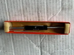 MITUTOYO 6 INCH MICROMETER END MEASURING ROD W/ACTUAL SIZE NOTED (MODEL 167-146)
