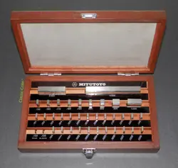 🇯🇵 MITUTOYO 516–914 GRADE 2 GAGE BLOCK 35PC COMPLETE SET ⭐⭐⭐⭐⭐