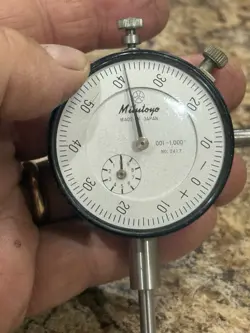 VINTAGE MITUTOYO 2417 DROP INDICATOR MEASUREMENT RANGE .001
